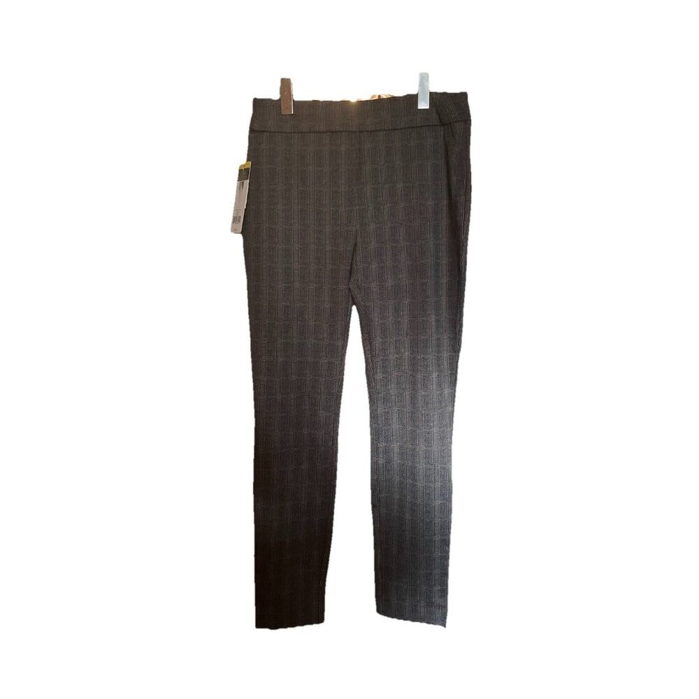 Dalie Plaid Pull-On Dress Pant Narrow Leg Women's Size 6 Work Casual